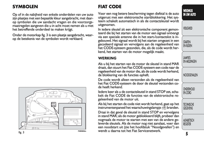 2009-2010 Fiat Panda Owner's Manual | Dutch