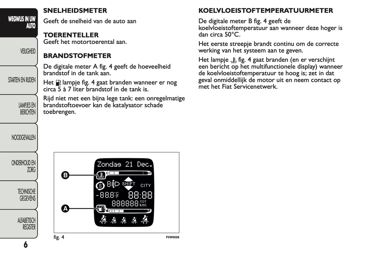 2013 Fiat Panda Gebruikershandleiding | Nederlands