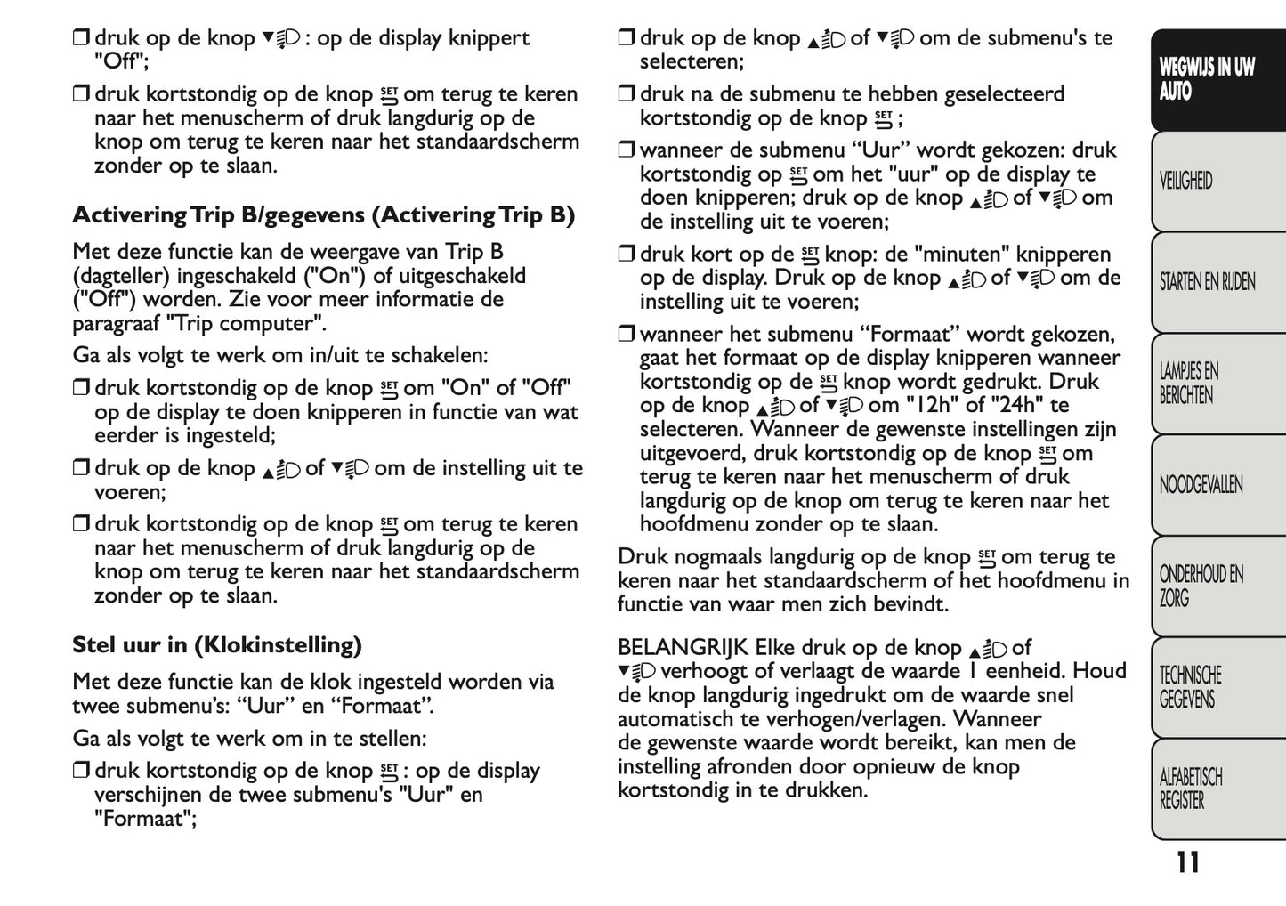 2013 Fiat Panda Gebruikershandleiding | Nederlands