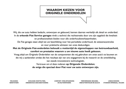 2013 Fiat Panda Gebruikershandleiding | Nederlands