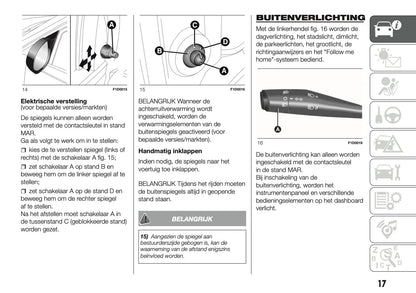 2017 Fiat Panda Gebruikershandleiding | Nederlands