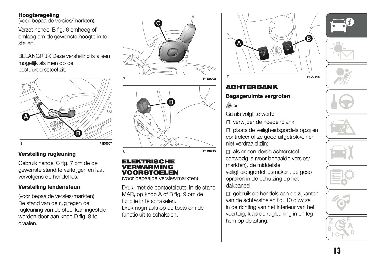 2018-2019 Fiat Panda Gebruikershandleiding | Nederlands