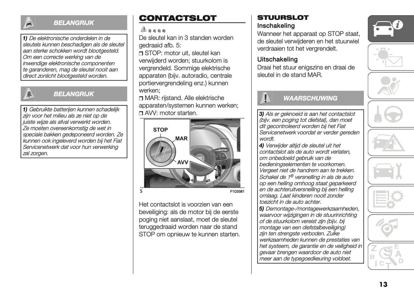 2024-2025 Fiat Panda/Pandina Gebruikershandleiding | Nederlands