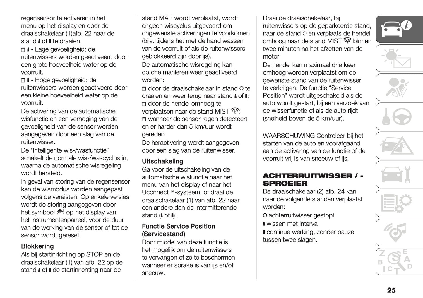 2024-2025 Fiat Panda/Pandina Gebruikershandleiding | Nederlands