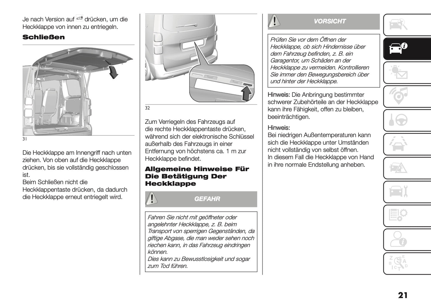 2025 Fiat Scudo/Ulysse Owner's Manual | German