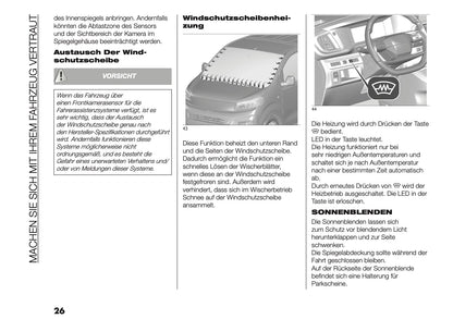2026 Fiat Scudo/Ulysse Owner's Manual | German