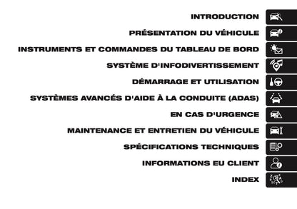 2026 Fiat Scudo/Ulysse Owner's Manual | French