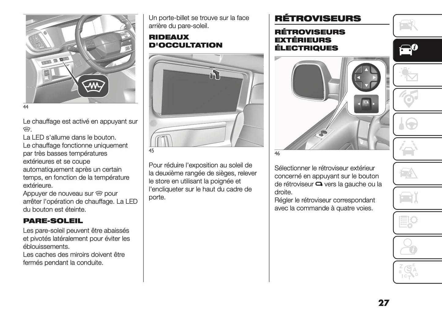 2026 Fiat Scudo/Ulysse Owner's Manual | French