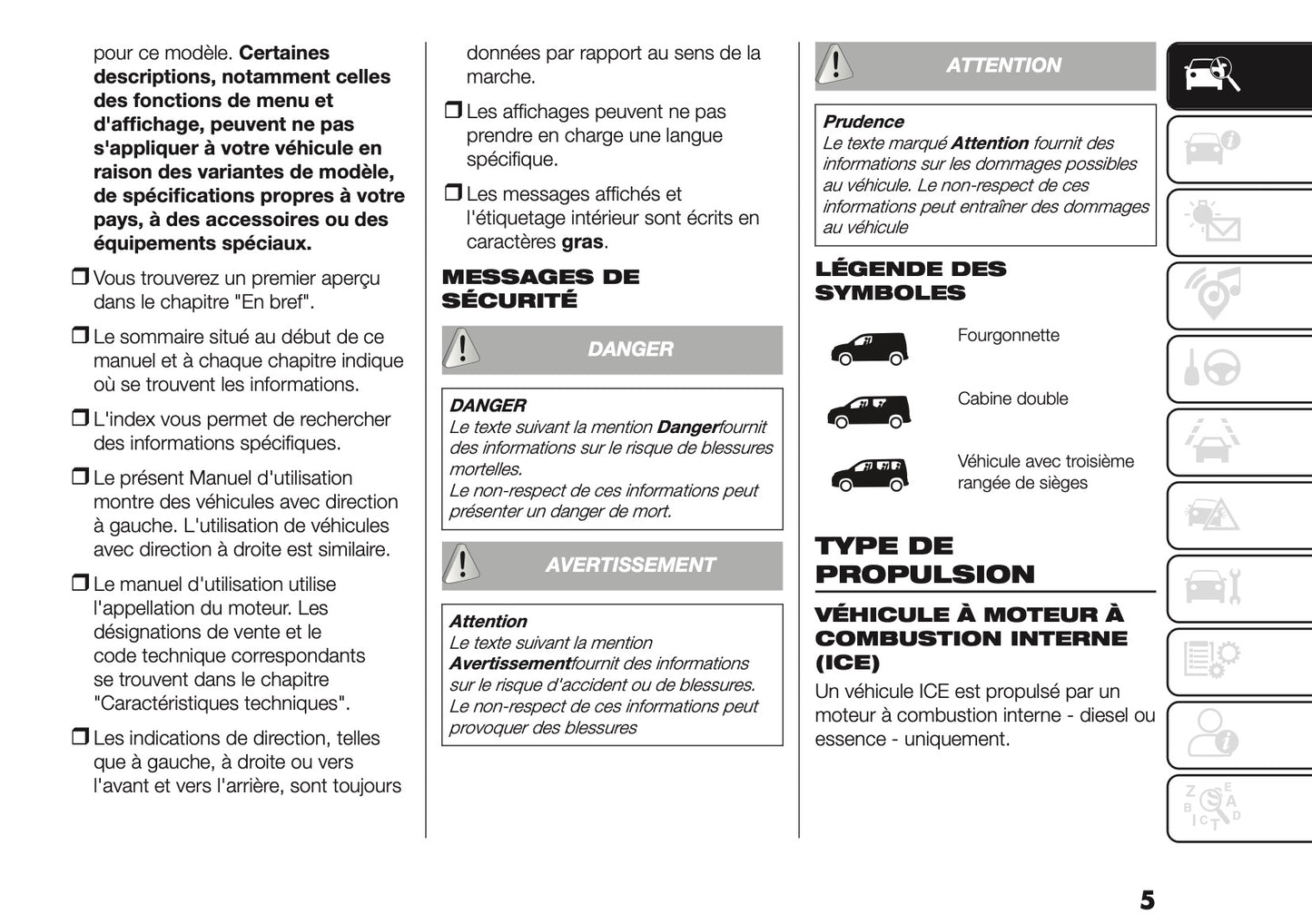 2026 Fiat Scudo/Ulysse Owner's Manual | French