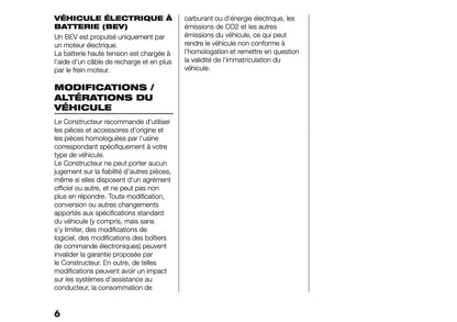 2026 Fiat Scudo/Ulysse Owner's Manual | French