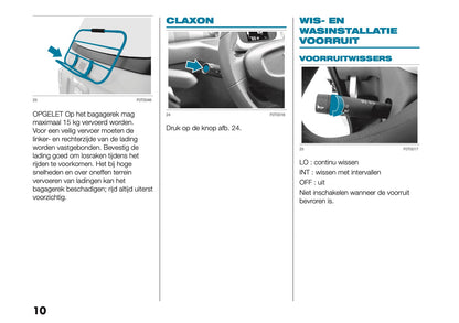 2023-2025 Fiat Topolino Owner's Manual | Dutch