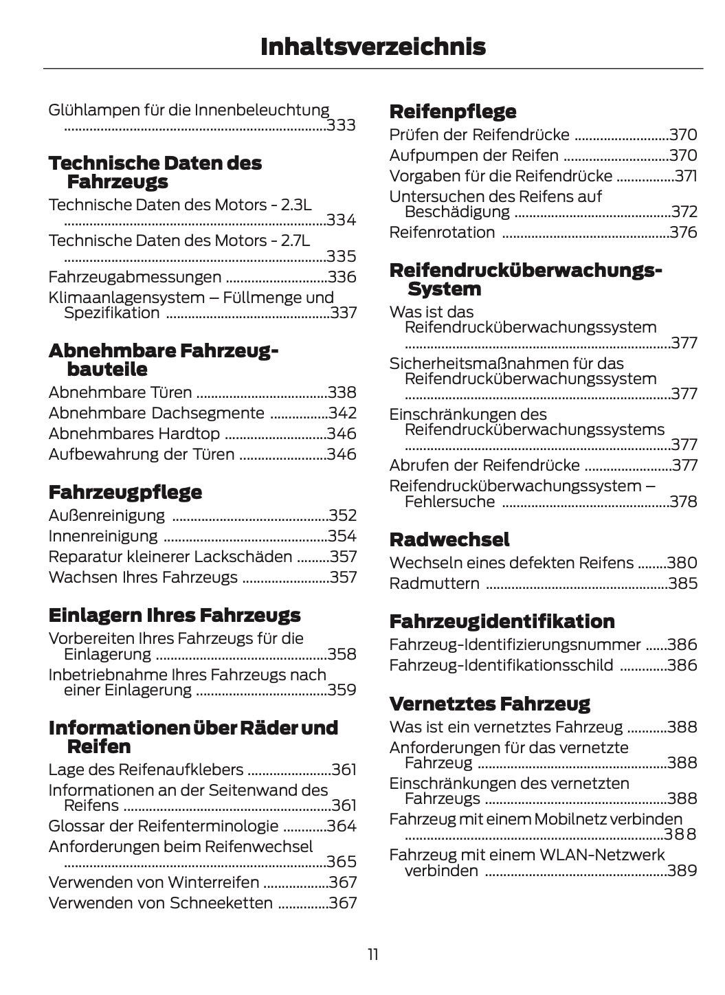 2026 Ford Bronco Owner's Manual | German