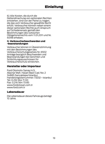 2026 Ford Bronco Owner's Manual | German