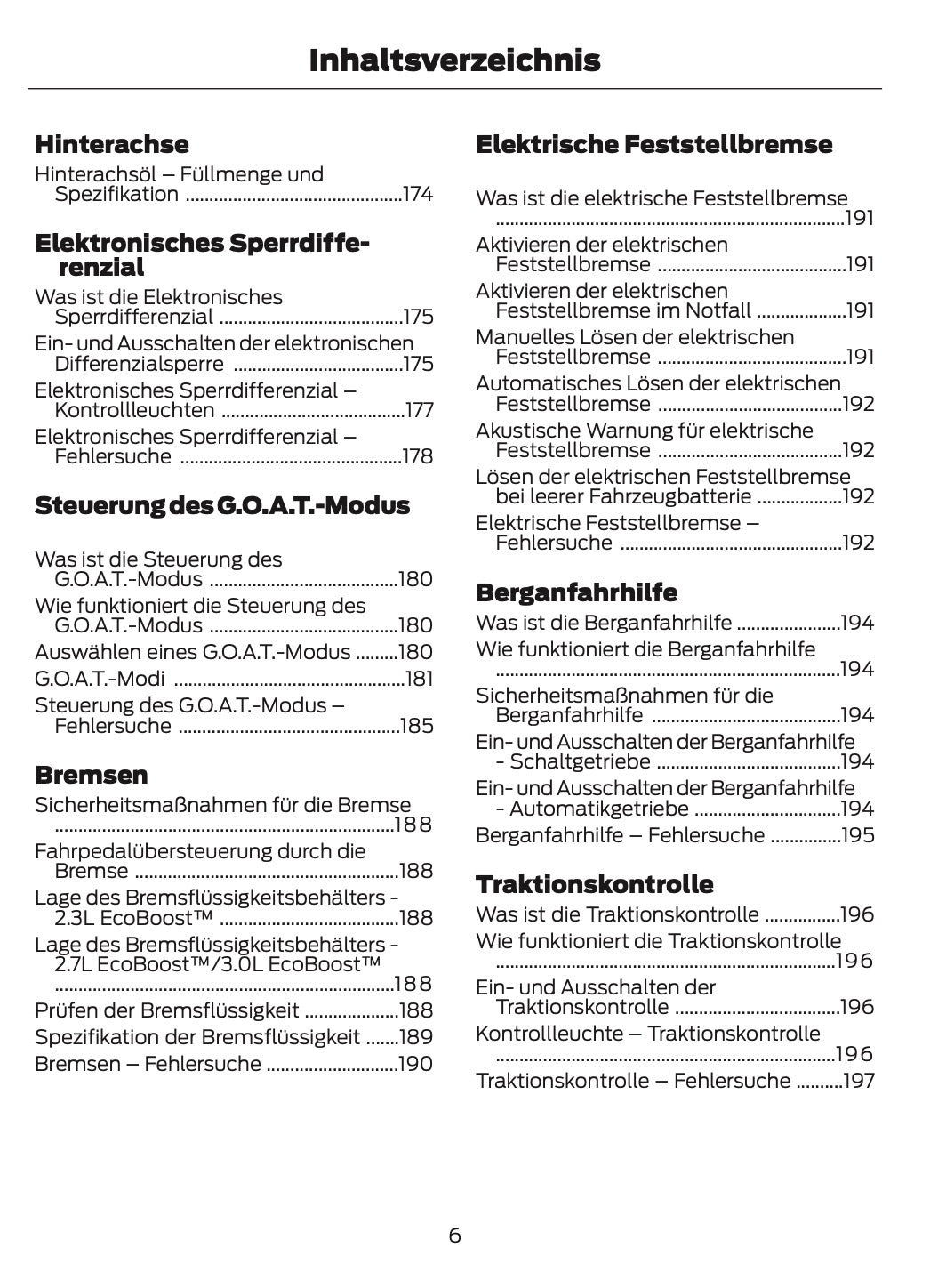 2026 Ford Bronco Owner's Manual | German