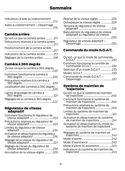 2024-2025 Ford Bronco Gebruikershandleiding | Frans