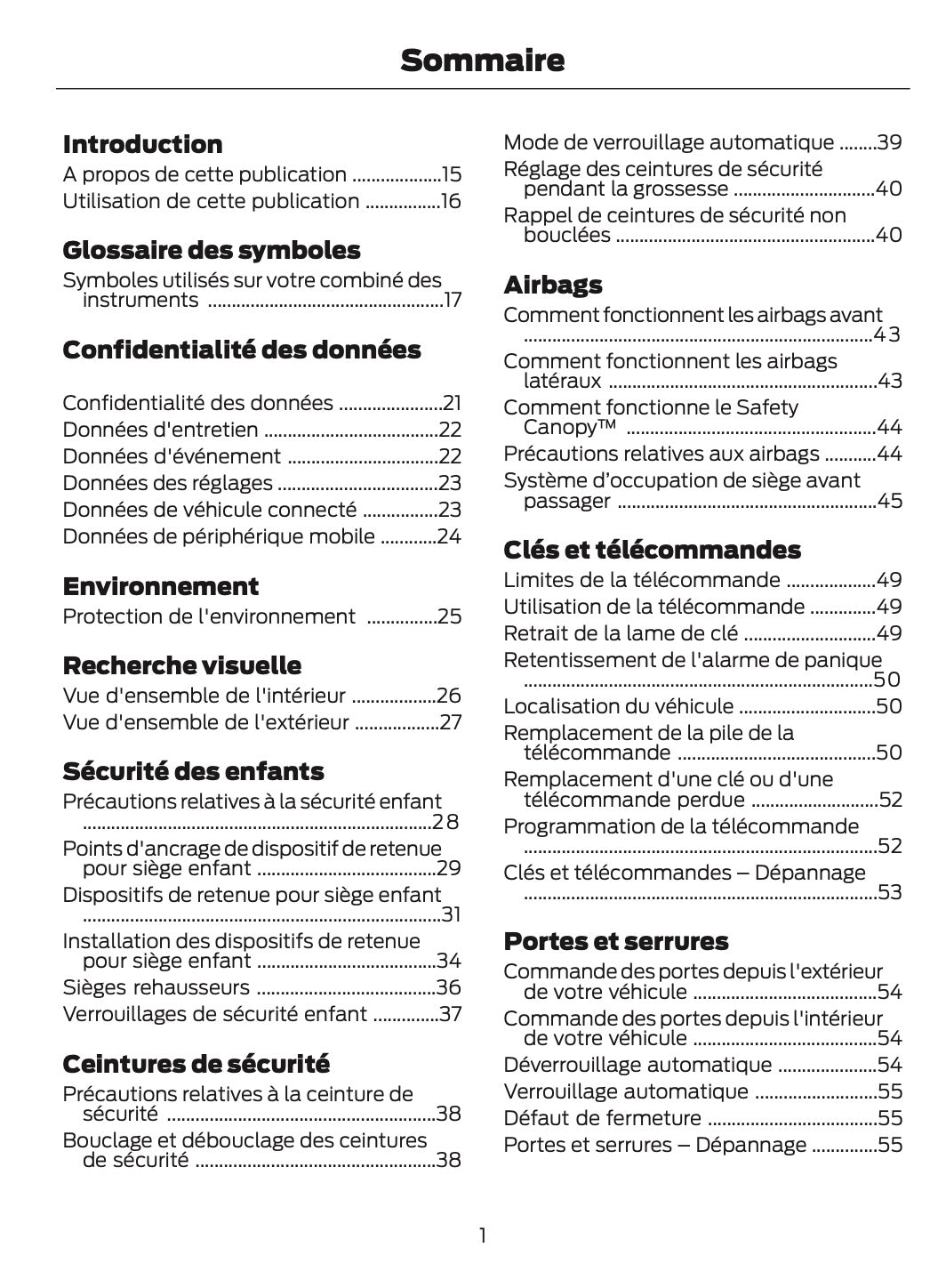 2024-2025 Ford Bronco Gebruikershandleiding | Frans