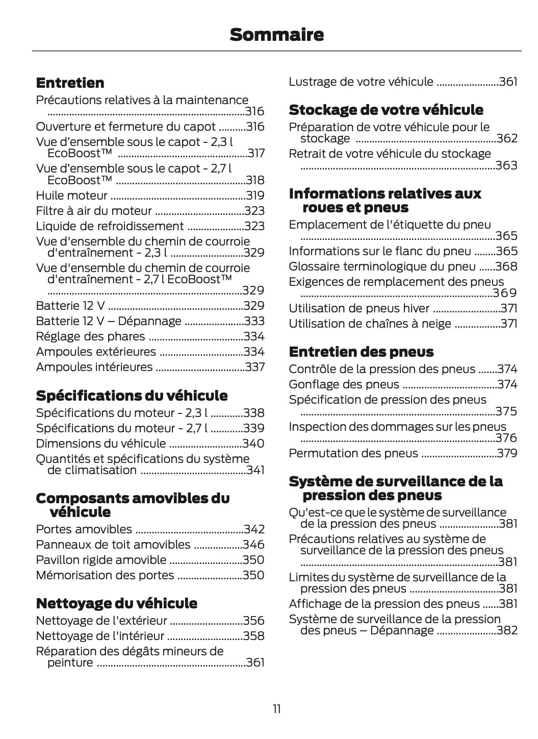 2026 Ford Bronco Owner's Manual | French