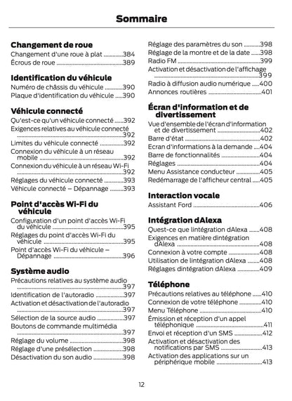 2026 Ford Bronco Owner's Manual | French