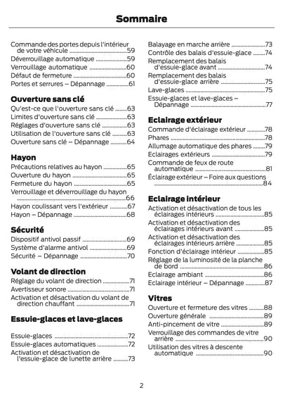 2026 Ford Bronco Owner's Manual | French