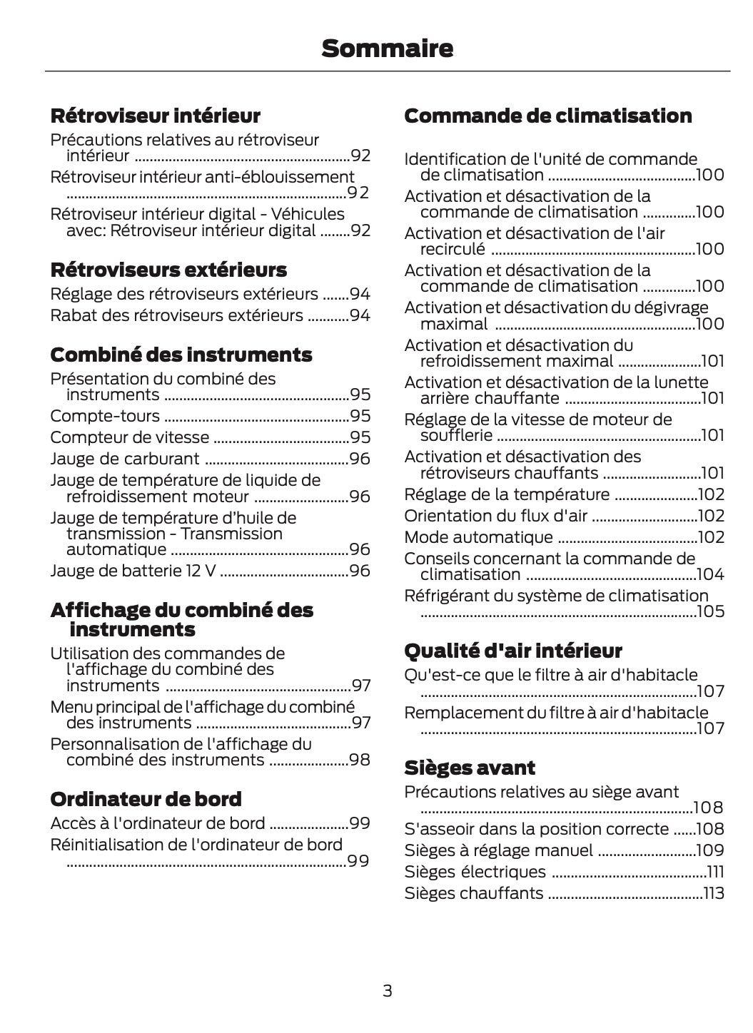 2026 Ford Bronco Owner's Manual | French
