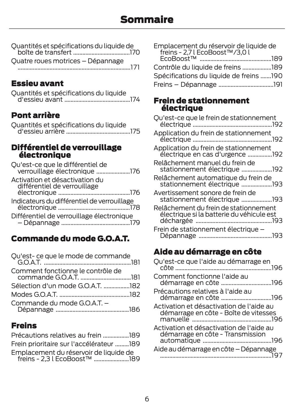 2026 Ford Bronco Owner's Manual | French