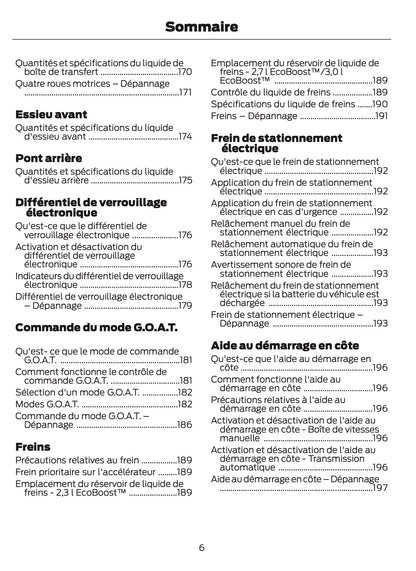 2026 Ford Bronco Owner's Manual | French