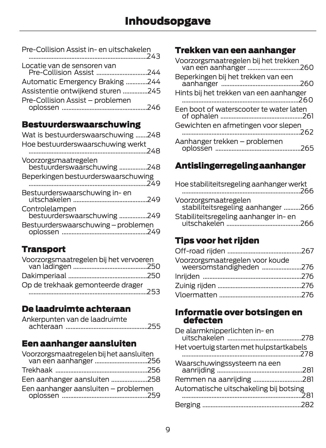 2024-2025 Ford Bronco Gebruikershandleiding | Nederlands