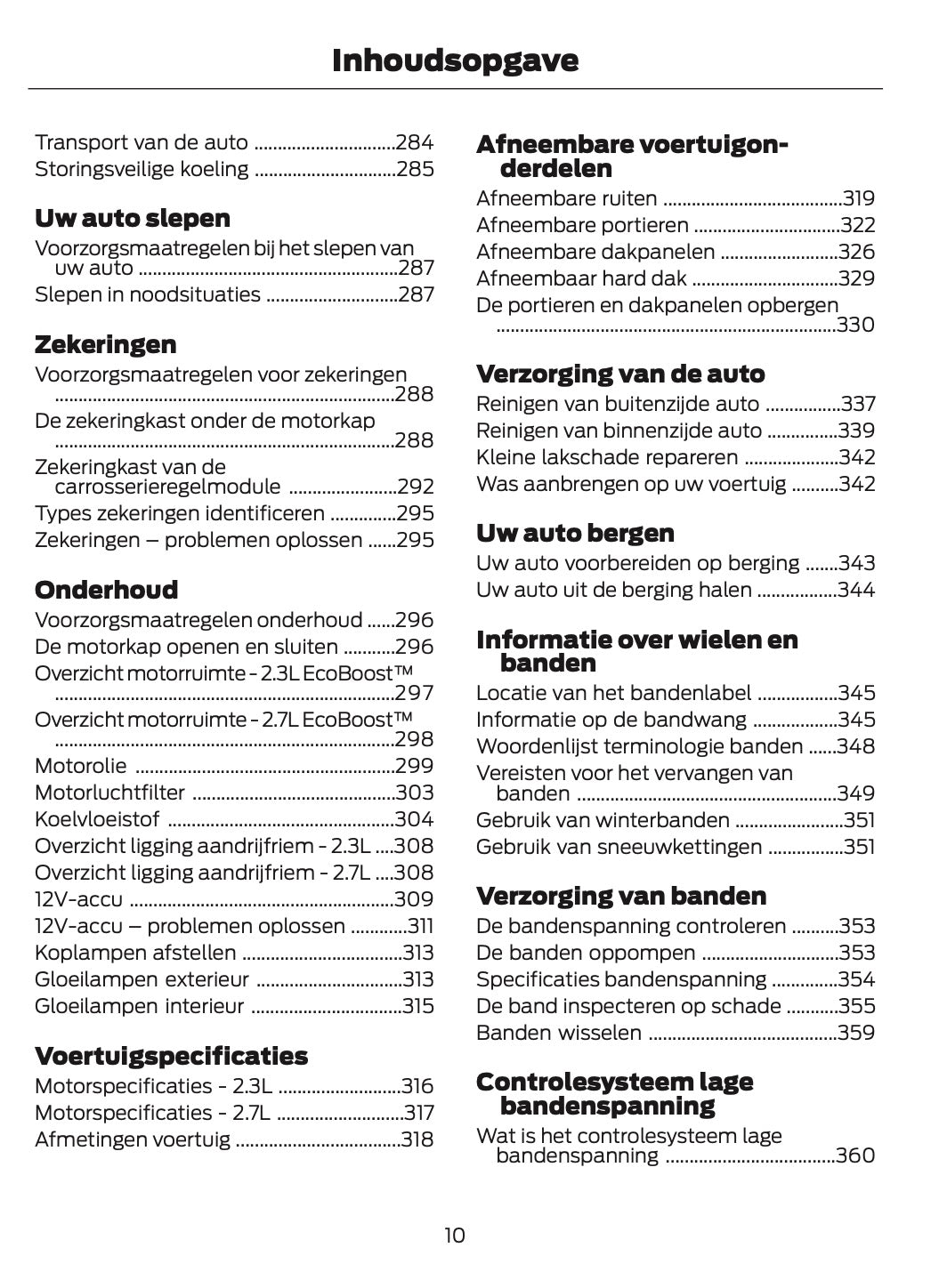 2024-2025 Ford Bronco Gebruikershandleiding | Nederlands
