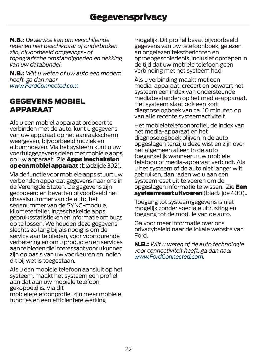 2024-2025 Ford Bronco Gebruikershandleiding | Nederlands