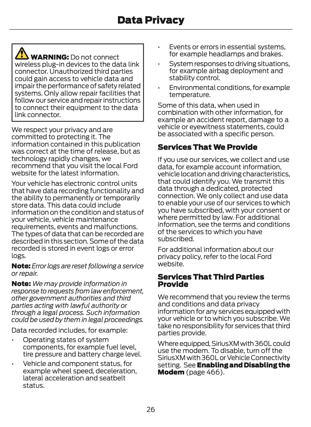 2025 Ford Bronco Owner's Manual | English US