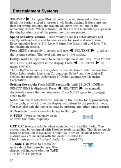 2009 Ford Crown Victoria Owner's Manual | English US