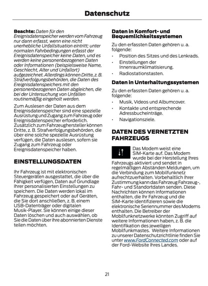 2024-2025 Ford Explorer Owner's Manual | German