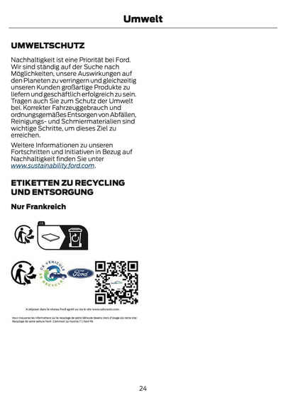 2024-2025 Ford Explorer Owner's Manual | German