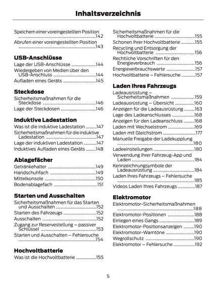 2024-2025 Ford Explorer Owner's Manual | German
