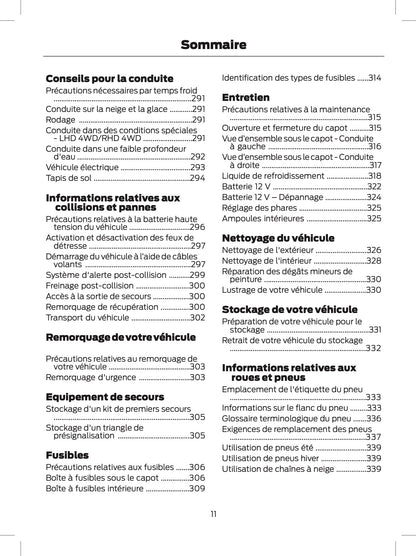 2024-2025 Ford Explorer Manuel du propriétaire | Français