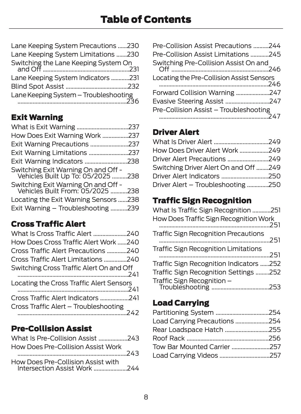 2024-2025 Ford Explorer Owner's Manual | English