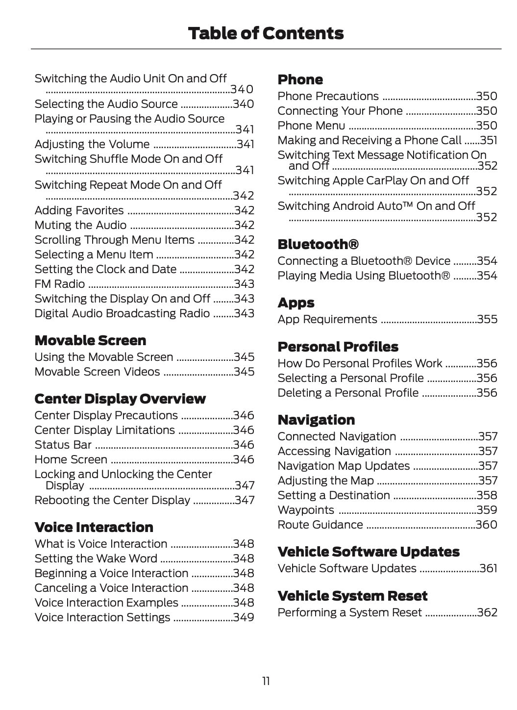 2024-2025 Ford Explorer Owner's Manual | English