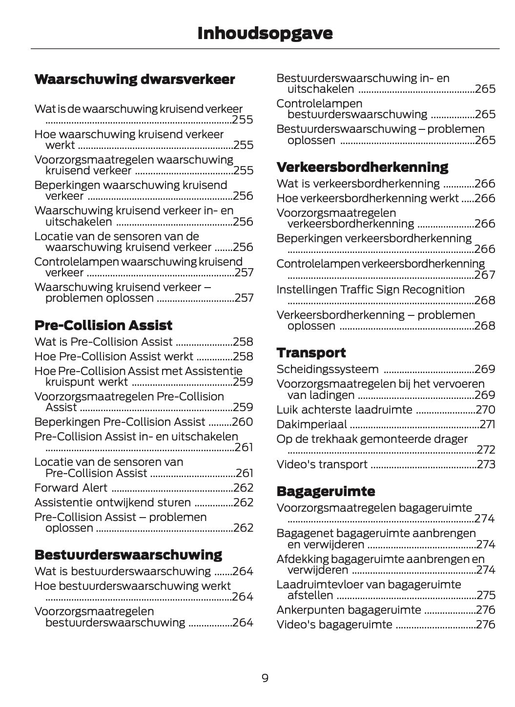 2024-2025 Ford Explorer Owner's Manual | Dutch