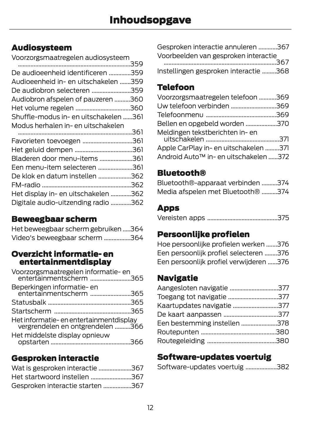 2024-2025 Ford Explorer Owner's Manual | Dutch