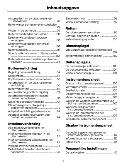 2024-2025 Ford Explorer Owner's Manual | Dutch
