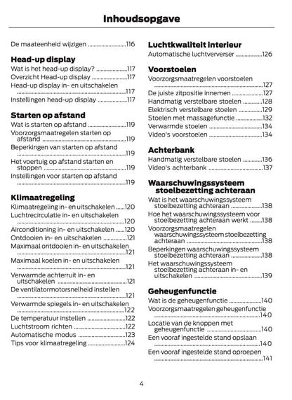2024-2025 Ford Explorer Owner's Manual | Dutch