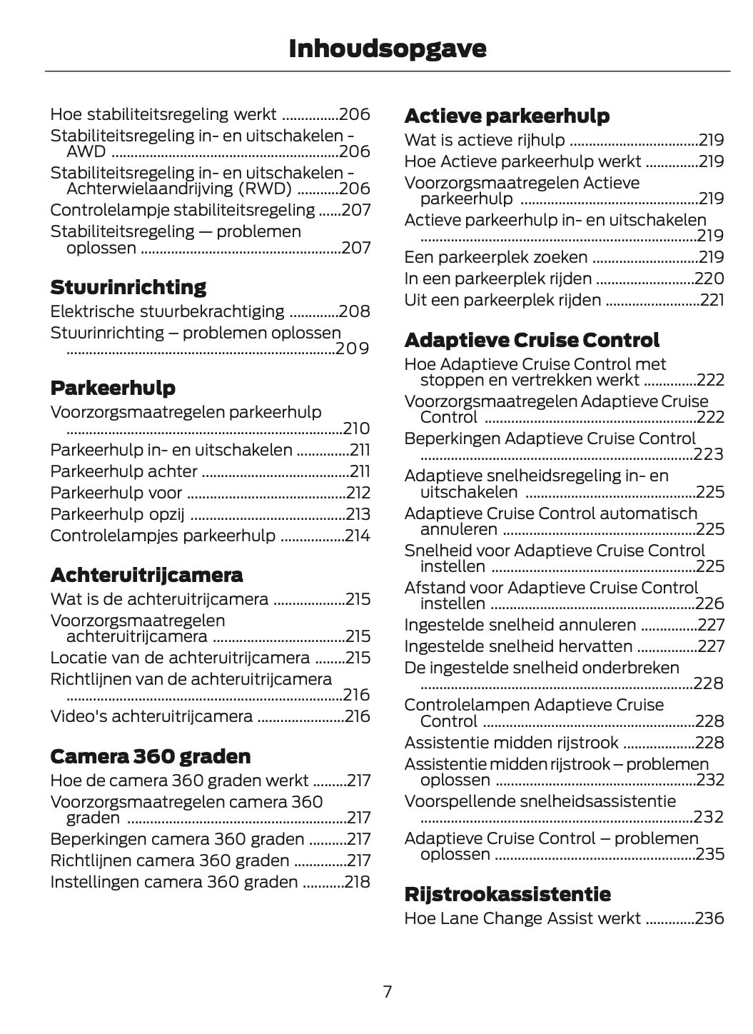 2024-2025 Ford Explorer Owner's Manual | Dutch