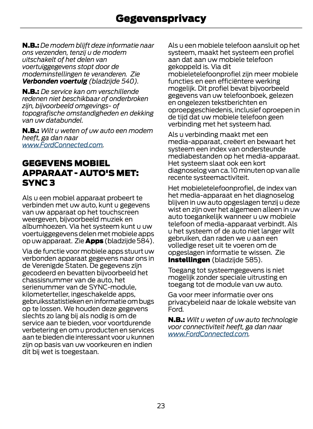 2021 Ford Focus Gebruikershandleiding | Nederlands