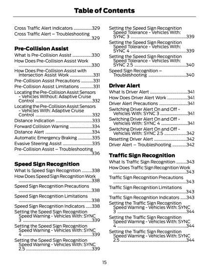 2023-2024 Ford Focus Gebruikershandleiding | Engels