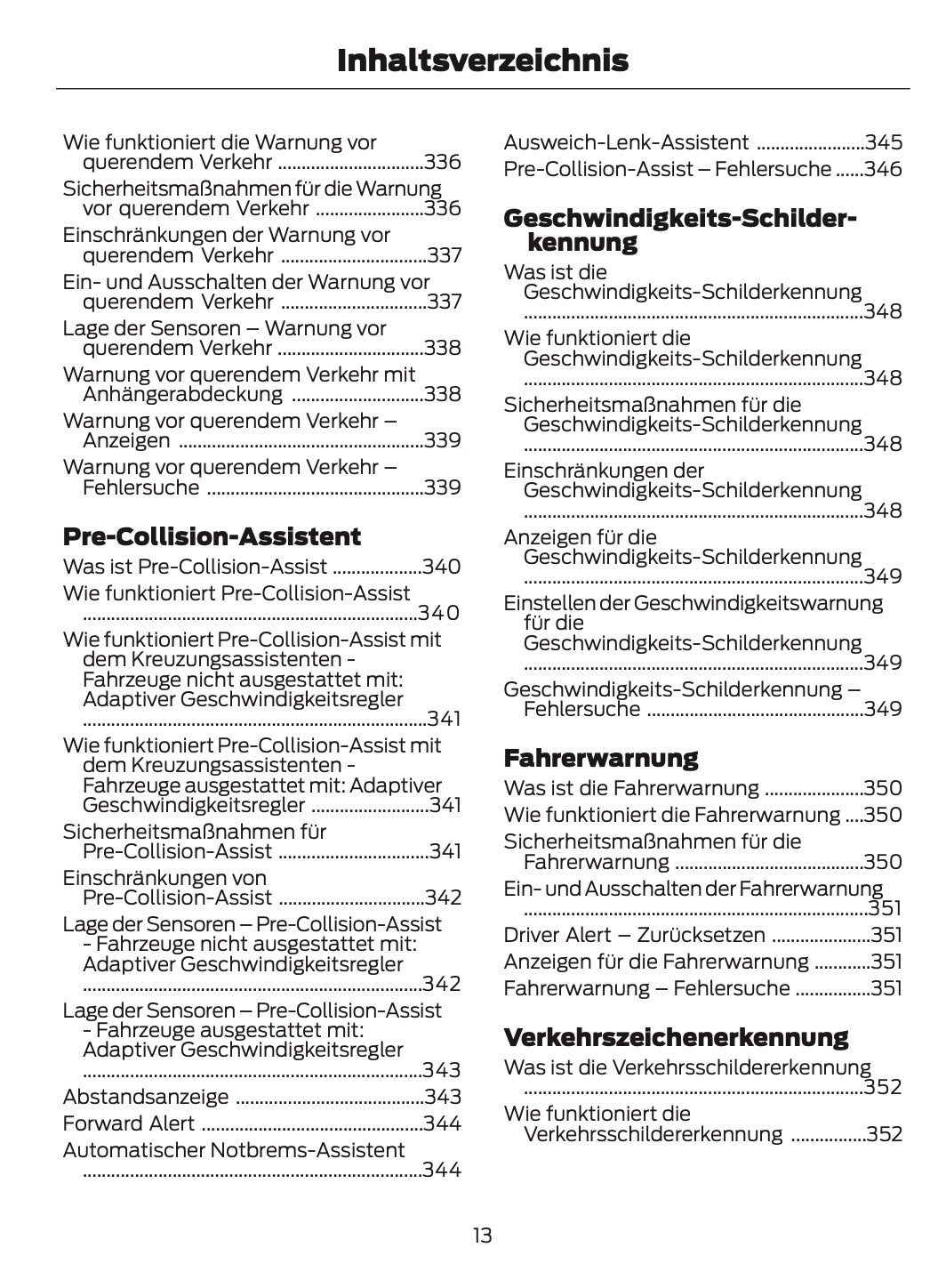 2024-2025 Ford Kuga Bedienungsanleitung | Deutsch