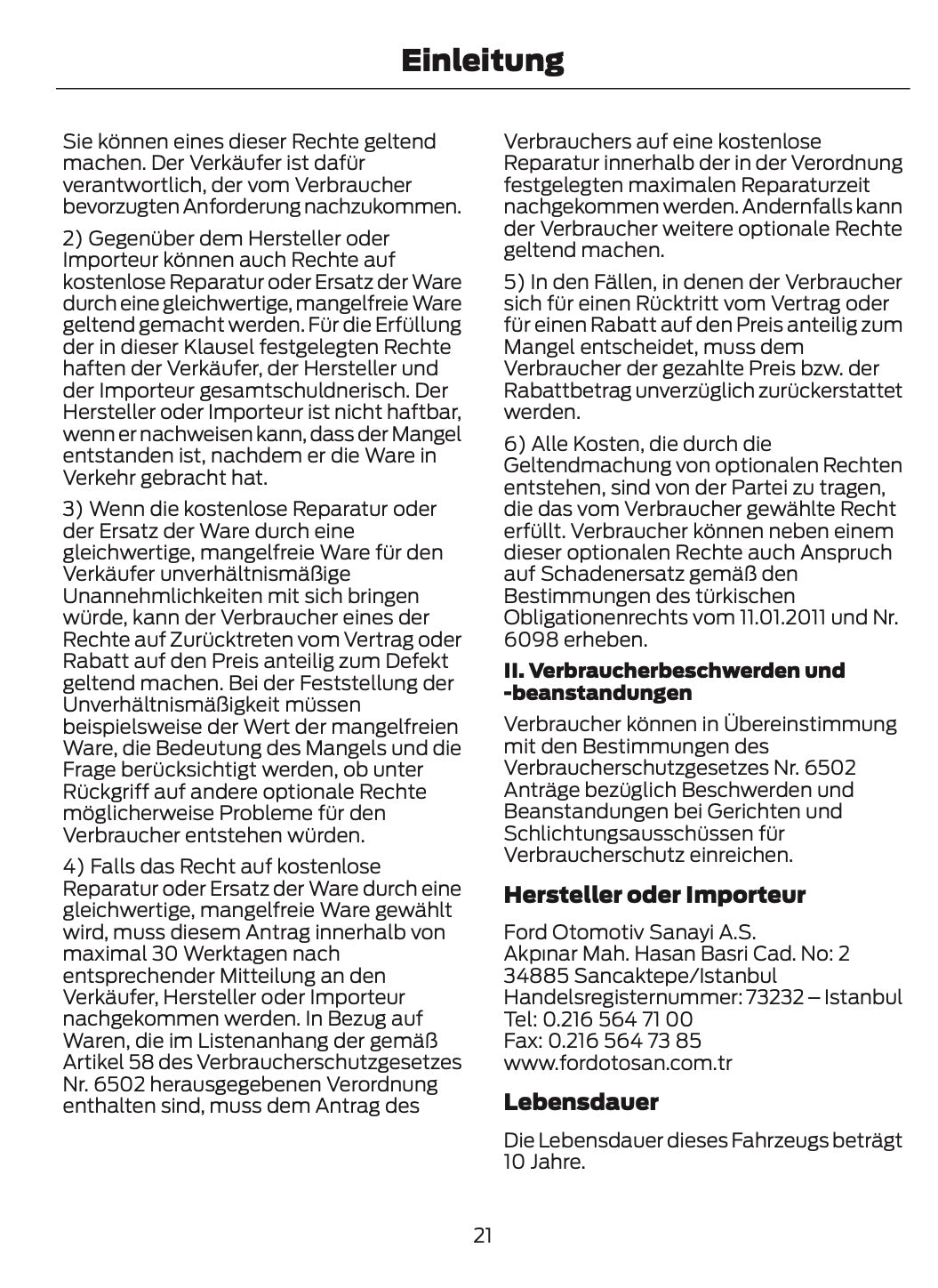 2024-2025 Ford Kuga Bedienungsanleitung | Deutsch