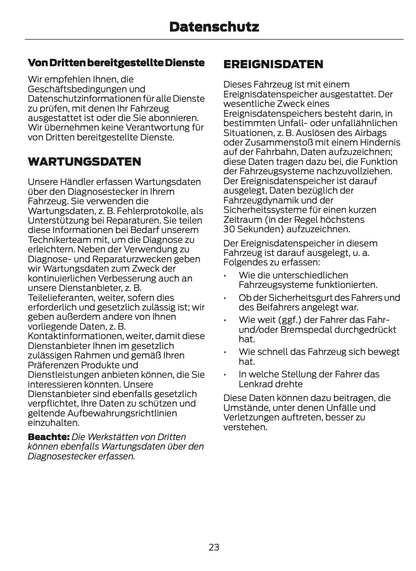 2024-2025 Ford Kuga Bedienungsanleitung | Deutsch