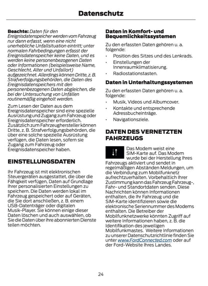 2024-2025 Ford Kuga Bedienungsanleitung | Deutsch