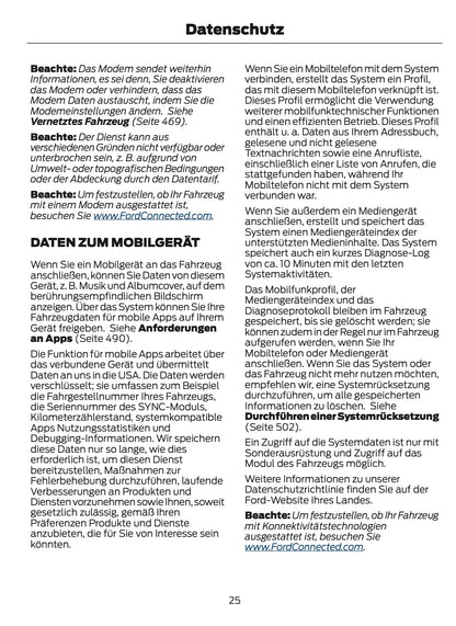 2024-2025 Ford Kuga Bedienungsanleitung | Deutsch