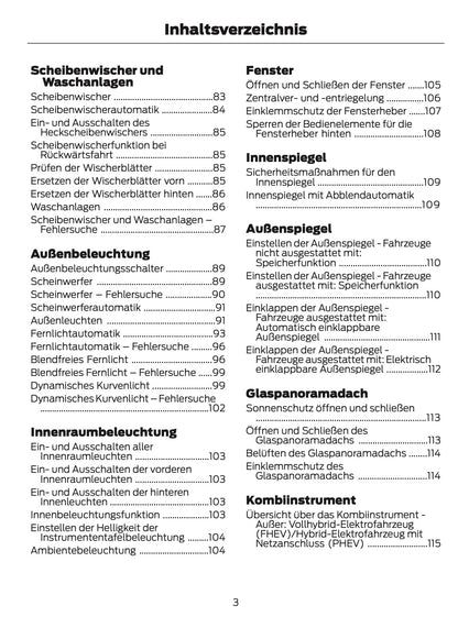 2024-2025 Ford Kuga Bedienungsanleitung | Deutsch